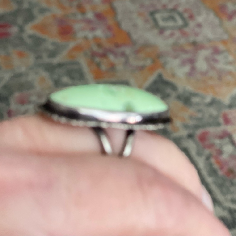 ⚜️Vintage Turquoise Ring Signed by artist size 7 - Picture 3 of 7